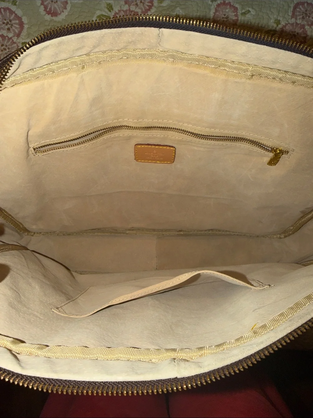 Brown Monogram Canvas Travel Briefcase 12”x 15”